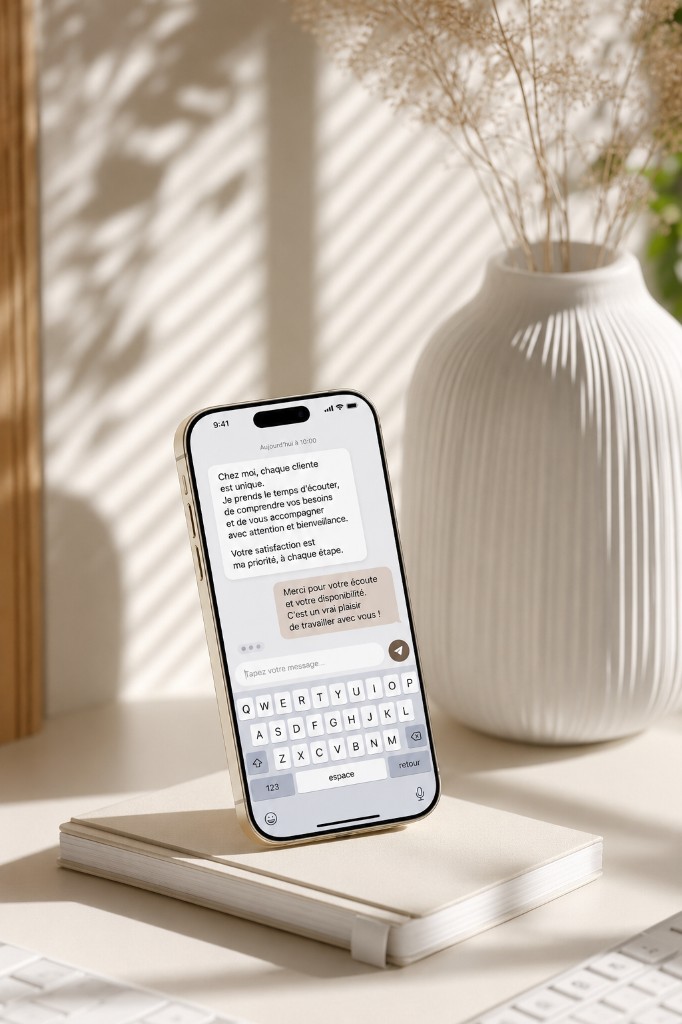 Relation et suivi client — échange bienveillant
